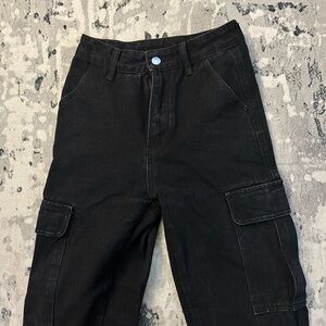 Straight Leg Denim Pants - Petite